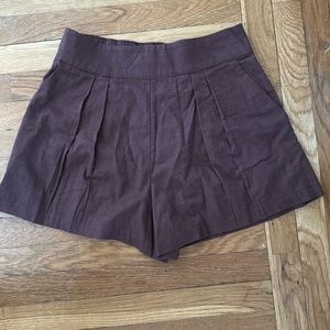 Abercrombie & Fitch Brown Linen Shorts NEW WITH TAGS!!!